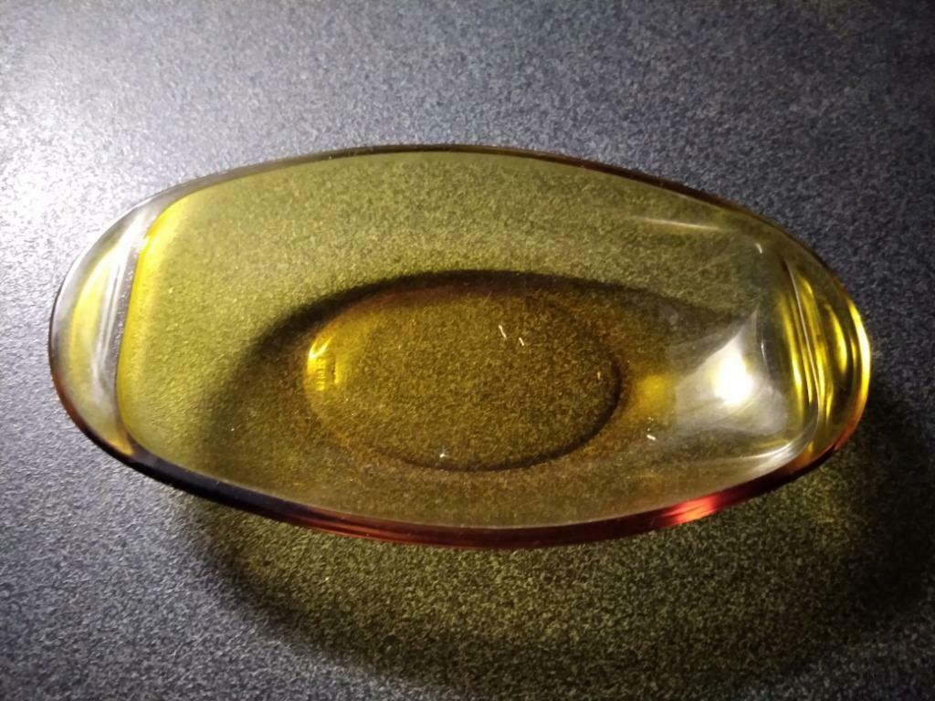 Botervlootje glas geel, Ophalen of Verzenden, Geel