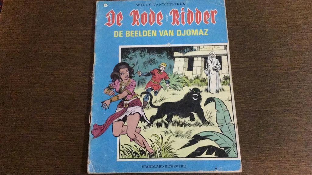 De rode ridder87(z8), Gelezen, Willy Vandersteen, Eén stripboek, Ophalen of Verzenden