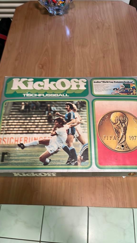 Vintage tafelvoetbalspel, Ophalen, Gebruikt