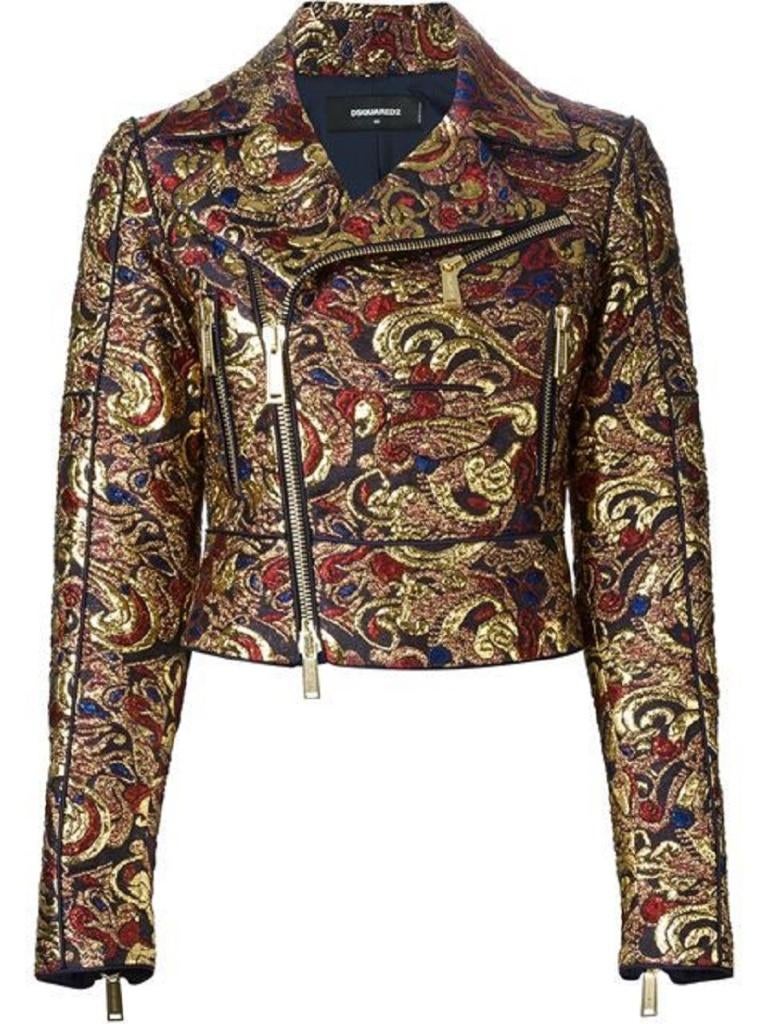 Prachtig Dsquared2 brokaat jasje, mt Small, It 40 NIEUW, Neuf, Enlèvement ou Envoi, Taille 36 (S), Dsquared2