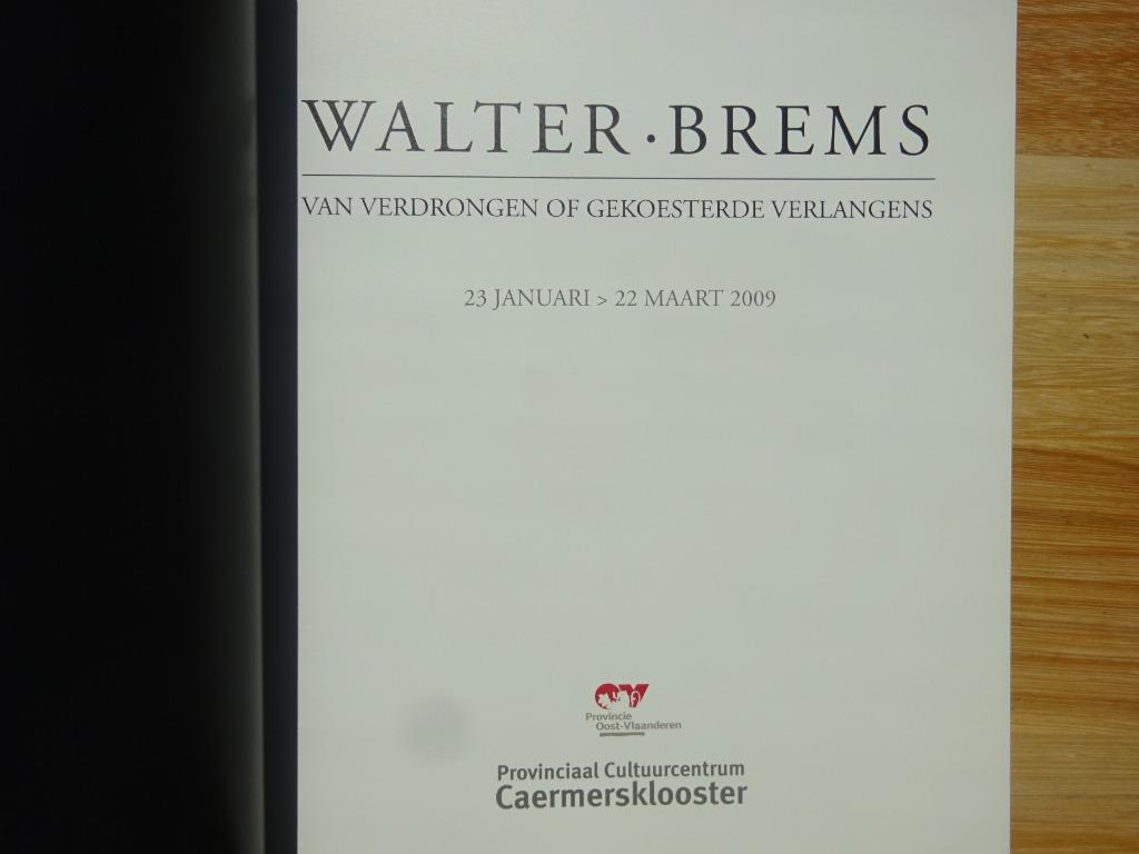 Walter Brems - retrospectieve 2009 Caermersklooster Gent, Ophalen, Zo goed als nieuw, Schilder- en Tekenkunst
