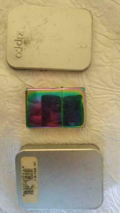 Briquet Zippo Spectrum, Ophalen of Verzenden, Zo goed als nieuw, Aansteker