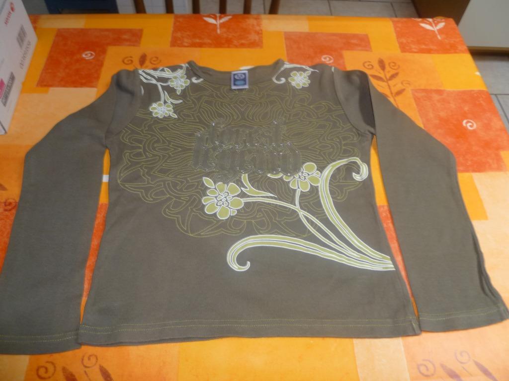 t-shirt longues manches taille 134, Enlèvement ou Envoi, Utilisé, Fille, Autres types