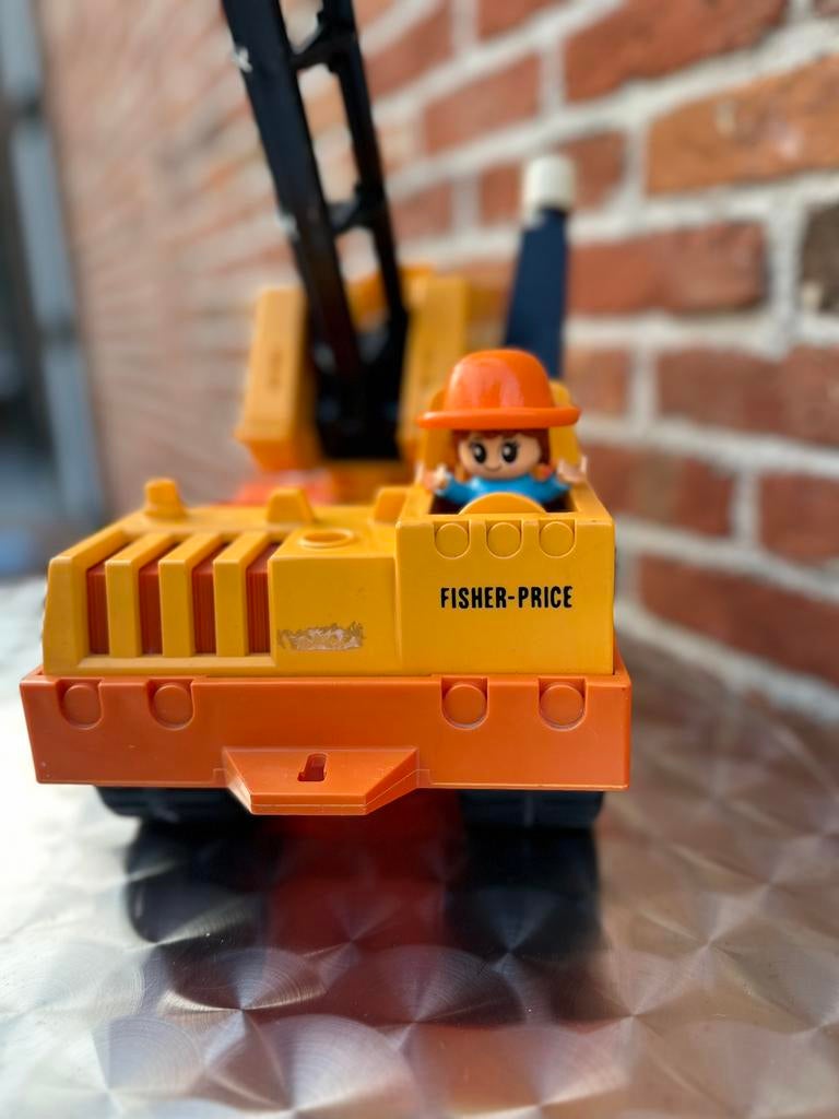 Fisher-price fisherprice vintage kraan crane, Kinderen en Baby's, Speelgoed | Fisher-Price, Ophalen, Gebruikt