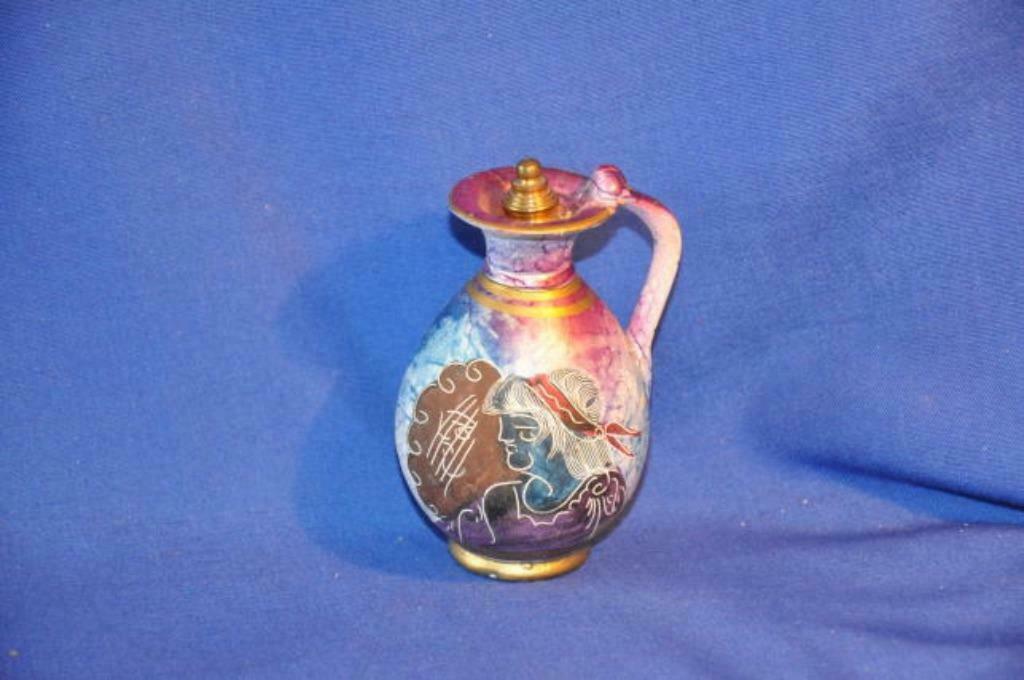 §  fiole parfum amphore tete femme vintage, Enlèvement ou Envoi, Utilisé