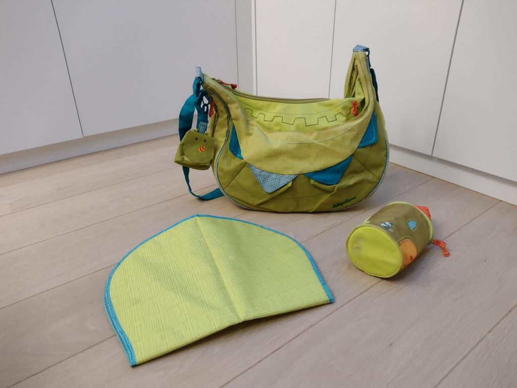 Sac à couches Lillyputiens avec tapis et porte-biberon, Enlèvement ou Envoi, Comme neuf