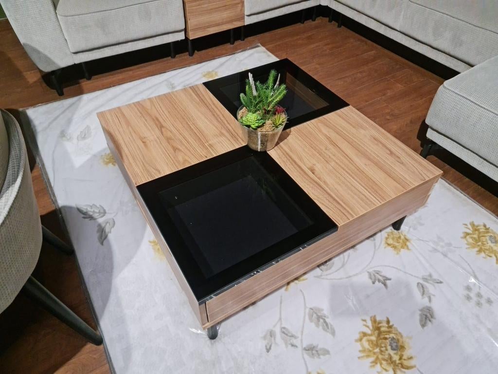 table basse à 2 tiroirs, Enlèvement ou Envoi, Comme neuf