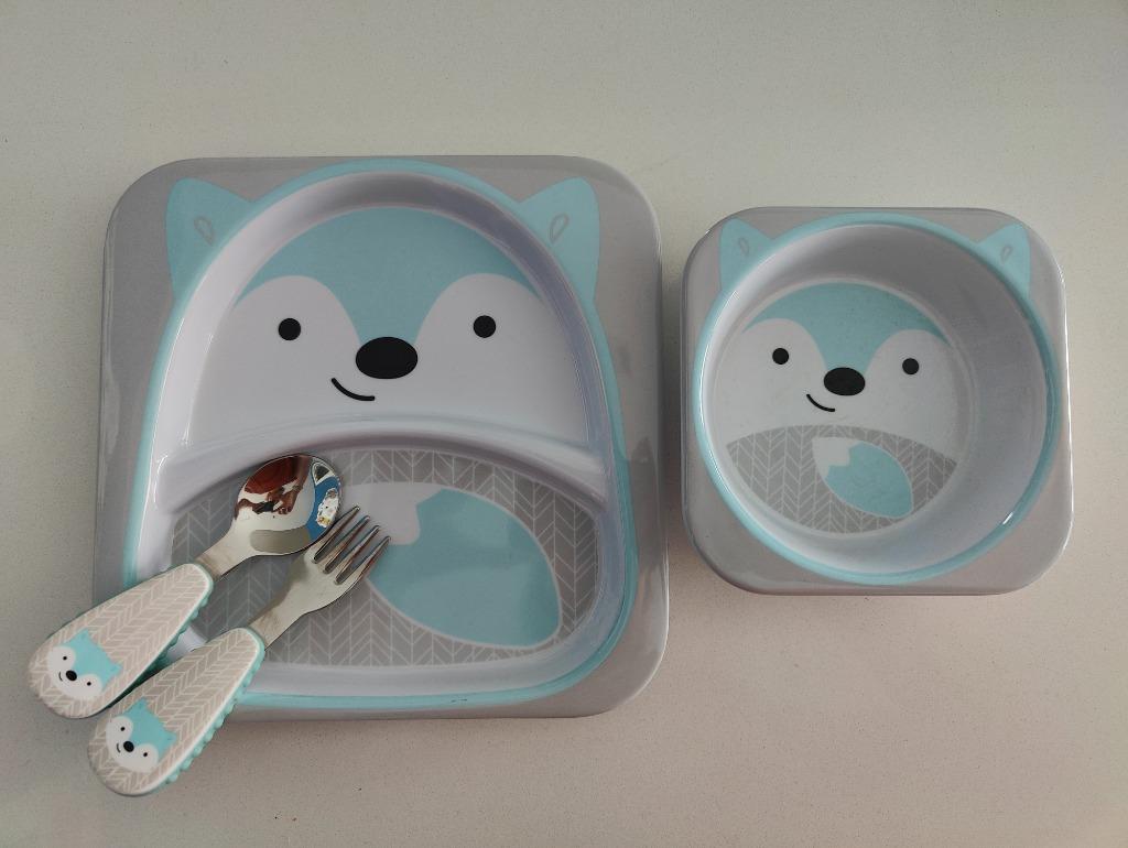 Skip hop eetset vosje, Kinderen en Baby's, Ophalen, Zo goed als nieuw, Overige typen