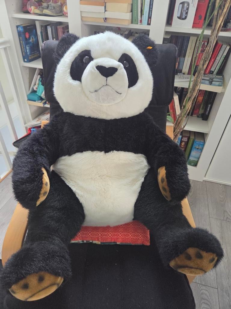 Grote knuffel pandabeer, Kinderen en Baby's, Speelgoed | Knuffels en Pluche, Ophalen, Zo goed als nieuw, Overige typen