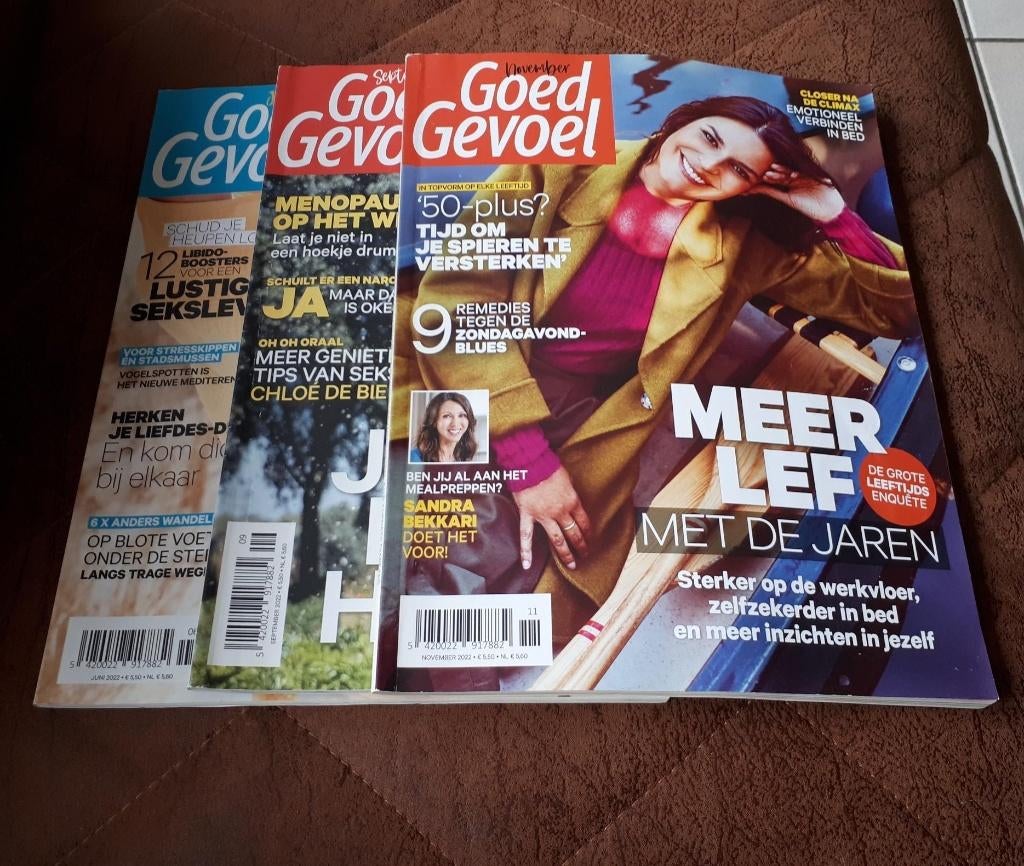 Goed Gevoel - tijdschrift - 2022 - 3 stuks, Envoi, Comme neuf, Magazine féminins