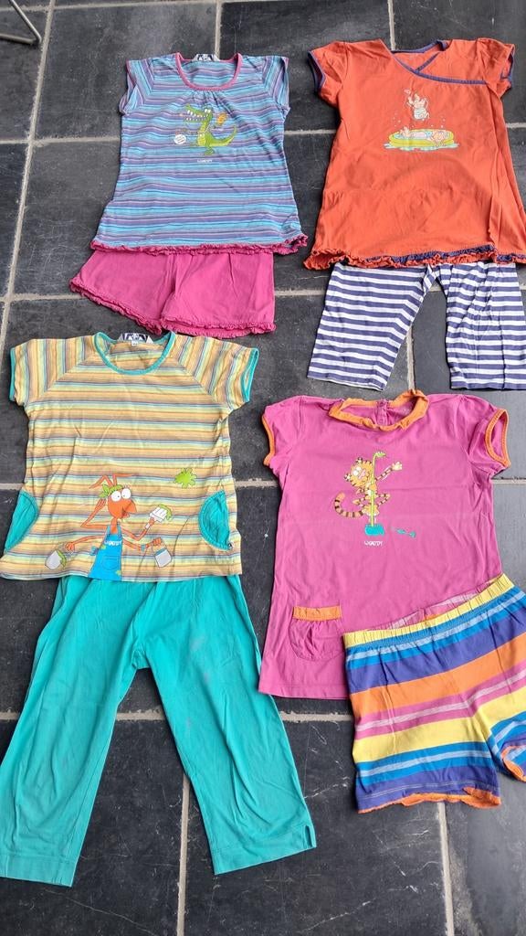 Set Woody pyjama's 140, Kinderen en Baby's, Ophalen of Verzenden, Woody, Meisje, Nacht- of Onderkleding