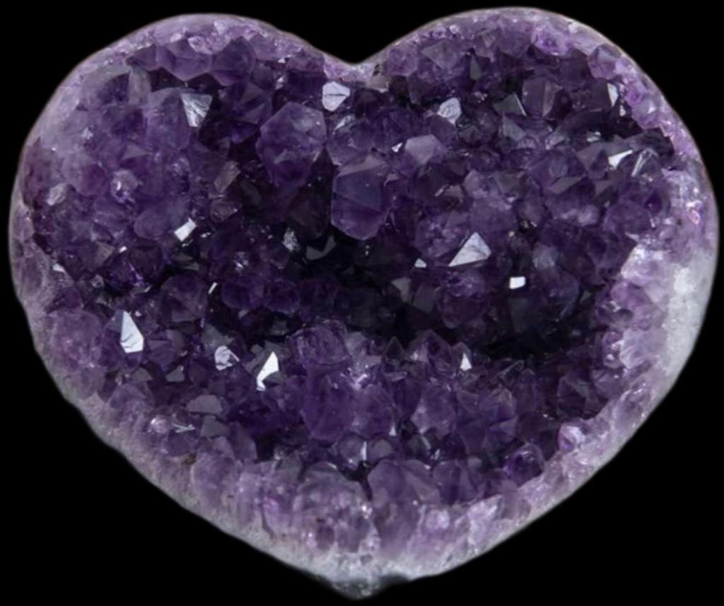Amethyst Hart Valentijnsdag Uruguay Amethist Geode Agaat, Verzenden