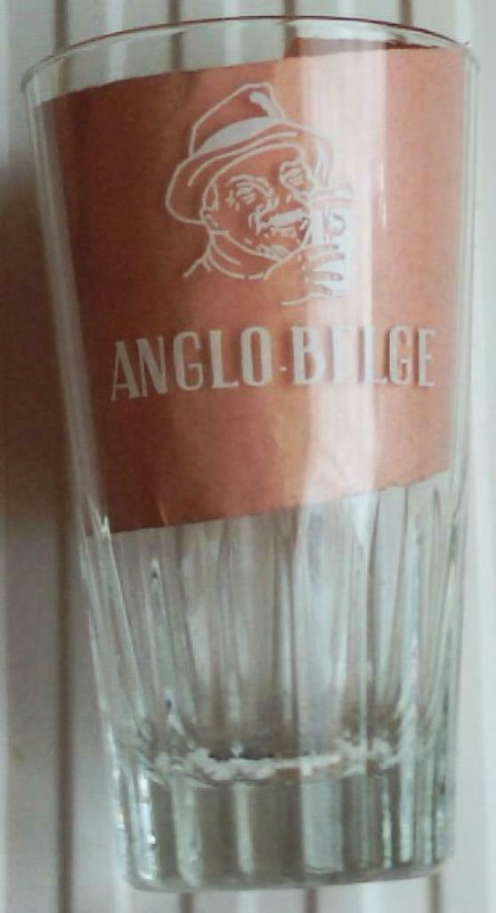Bier brouwerij glas Anglo Belge ZULTE man, Enlèvement ou Envoi, Comme neuf, Verre à bière