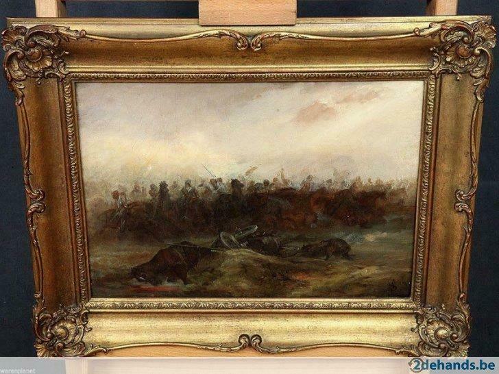 schilderij  Christian Adolf SCHREYER (1828-1899), Antiek en Kunst