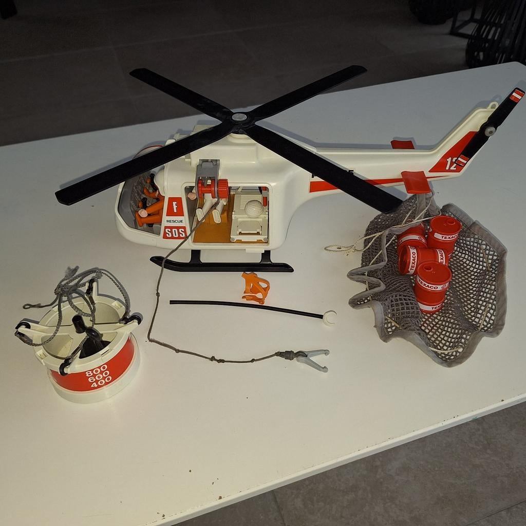 playmobil 3789 helikopter, Ophalen of Verzenden, Gebruikt