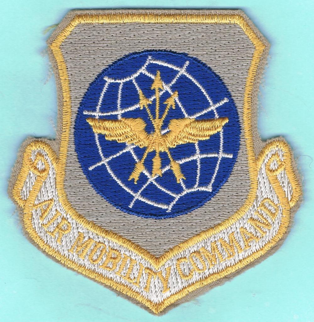 US Airforce Air Mobility Command ( A14 ), Verzamelen, Ophalen of Verzenden, Luchtmacht, Embleem of Badge