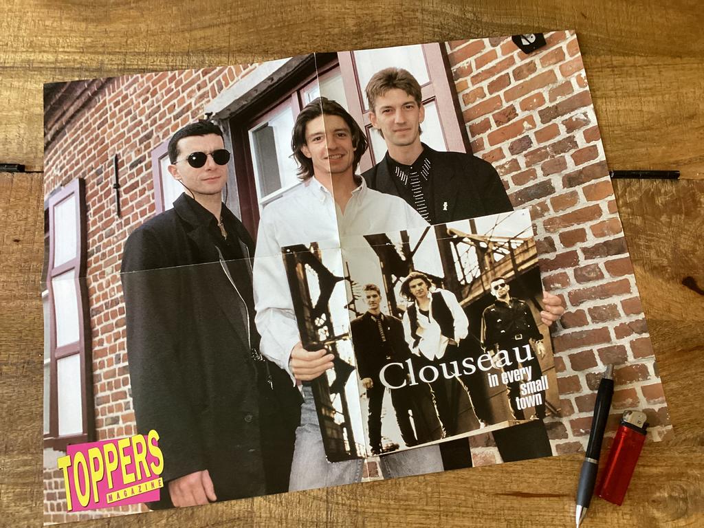 Poster xl CLOUSEAU  🕵🏼‍♂️🎸🎶, Verzamelen, Posters, Verzenden, Zo goed als nieuw