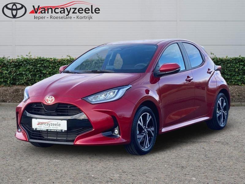 Toyota Yaris Iconic+Hi-techpack+cam+nav+sen, Autos, Toyota, Rouge, Achat, Euro 6, Noir