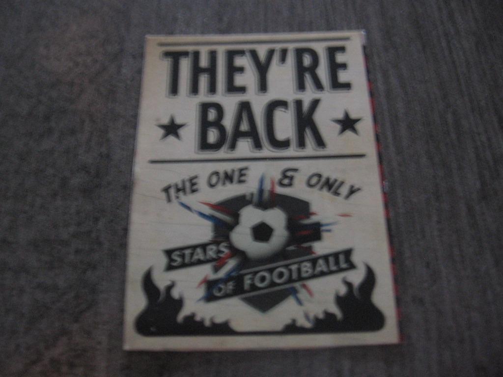 Ancienne carte de football STARS OF FOOTBALL ! ! !, Enlèvement ou Envoi