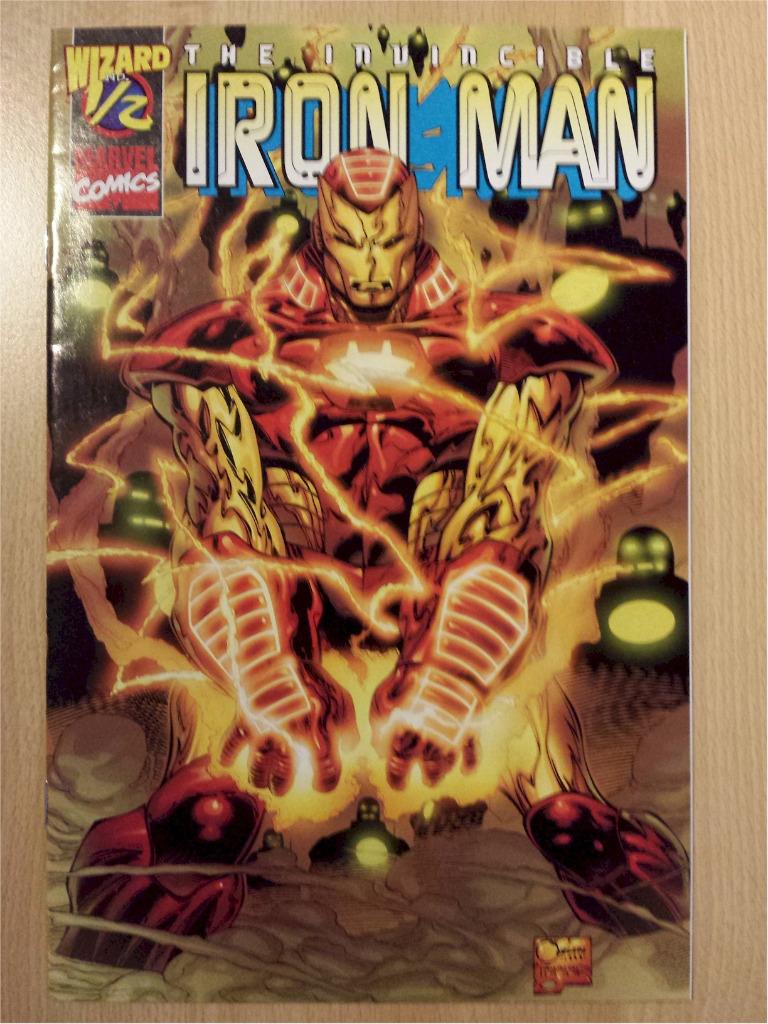 Marvel Comics - Iron Man 1/2 Wizard with COA (Joe Quesada), Eén comic, Ophalen of Verzenden, Zo goed als nieuw, Amerika