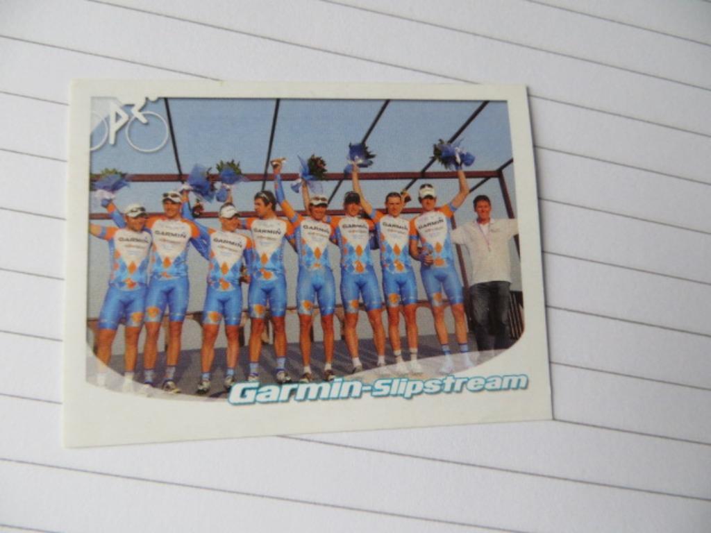 Sticker Sprint 09 : ploeg Garmin-slipstream - Panini, Collections, Enlèvement ou Envoi, Neuf, Sport