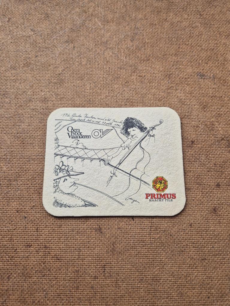 Sous bock Primus (modèle 3), Collections, Enlèvement ou Envoi, Utilisé, Sous-bock, Autres marques