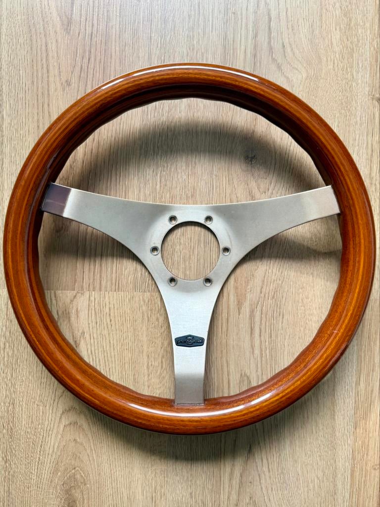 Personal Manta 3 Houten Stuur Mini Cooper VW Golf MK1 MK2, Auto-onderdelen, Ophalen of Verzenden, Gebruikt, Overige automerken