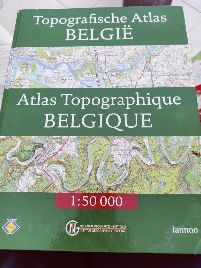 Topografische Atlas Belgie = Atlas Toque Belgique, Livres, Enlèvement ou Envoi, Comme neuf, Belgique
