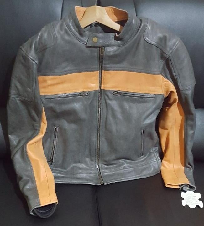 Blouson de moto veste moto en cuir neuf homologué CE VINTAGE, Envoi, Neuf, avec ticket, Femmes, Manteau | cuir