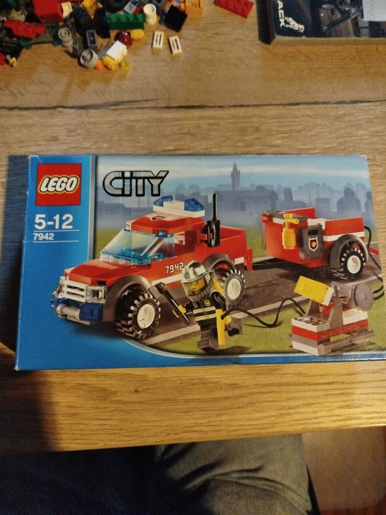 Lego brandweerwagens, Ophalen, Lego