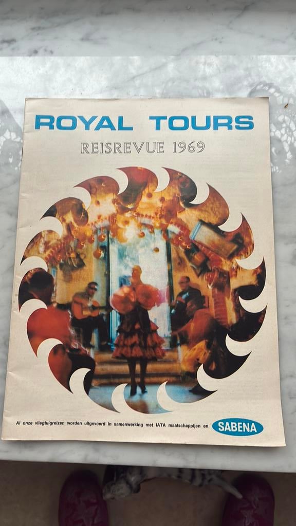 Royal tours sabena 1969, Ophalen of Verzenden, Zo goed als nieuw