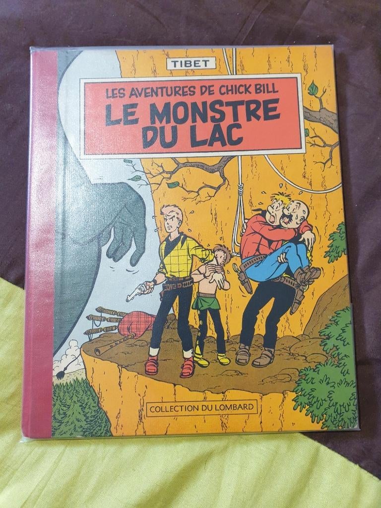 BD Chick Bill EO 1958 collection du Lombard, Tibet, Une BD, Utilisé, Envoi