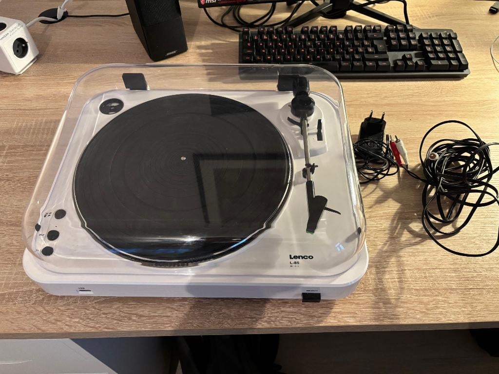 Lenco L-85 platenspeler, Zo goed als nieuw, Automatisch, Platenspeler, Ophalen