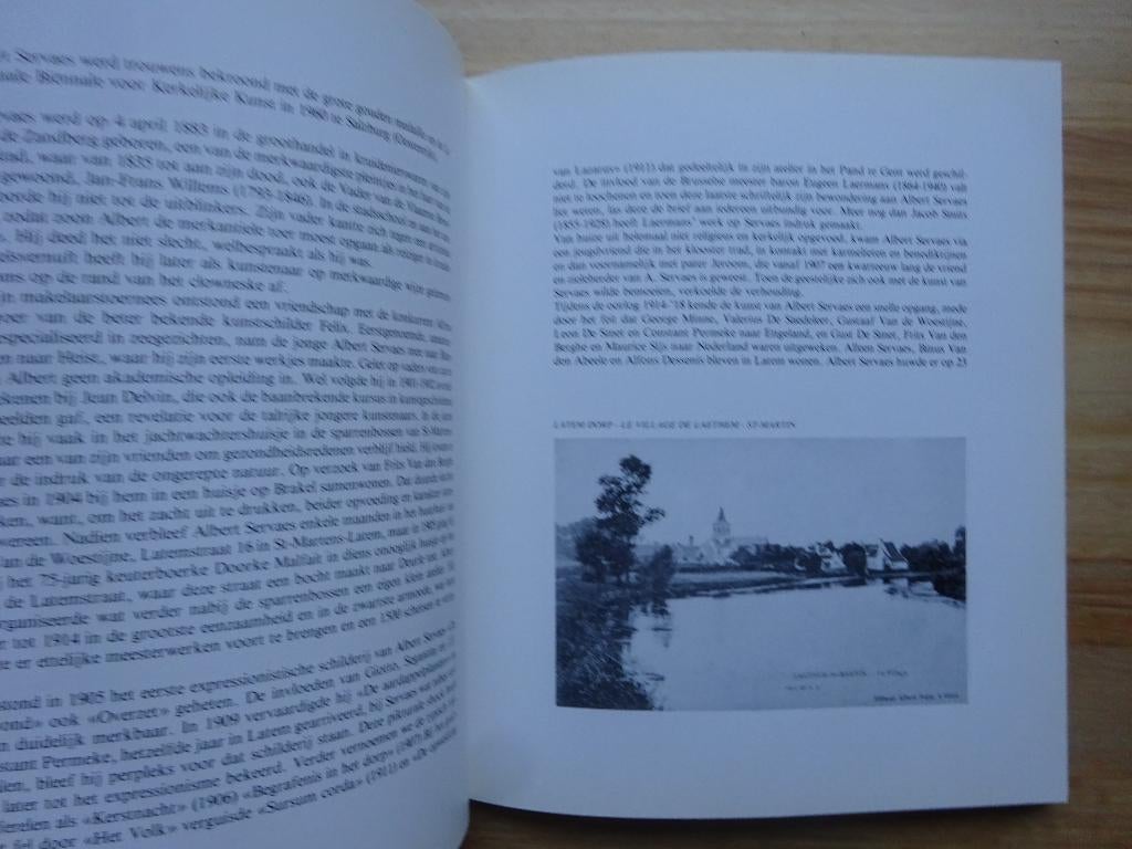 Albert Servaes en zijn Latemse tijdgenoten 1981 Oostende, Boeken, Gelezen, Ophalen of Verzenden, Jos Murez, Schilder- en Tekenkunst
