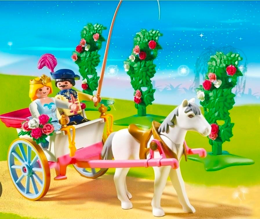 Playmobil Princess met koets en paard set 5871, Kinderen en Baby's, Speelgoed | Playmobil, Ophalen, Zo goed als nieuw
