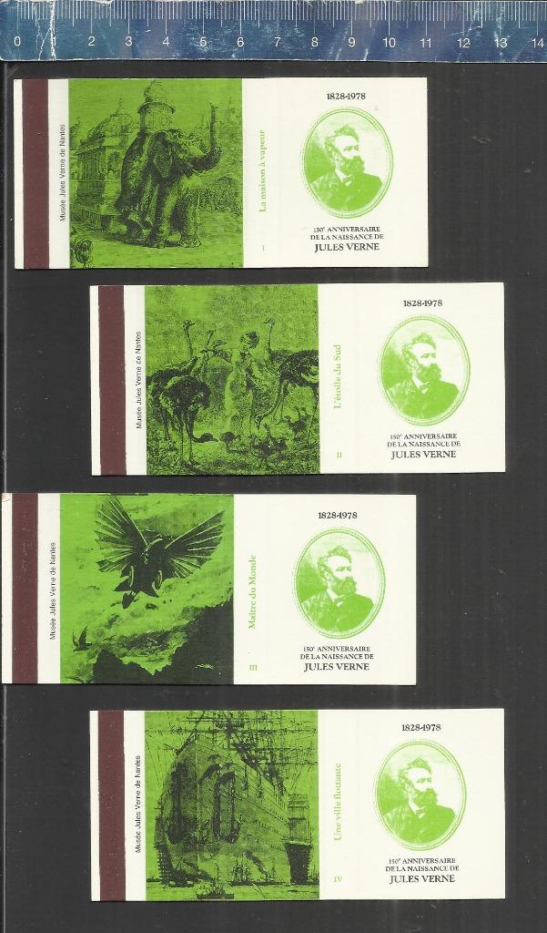 JULES VERNE 1828-1978, Ophalen of Verzenden, Zo goed als nieuw, Luciferdoosjes of -merken
