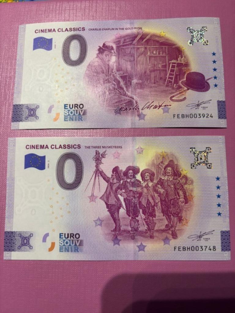 Kaartjes €0 Duo souvenir Cinema Classics, Ophalen of Verzenden, Overige landen, Los biljet