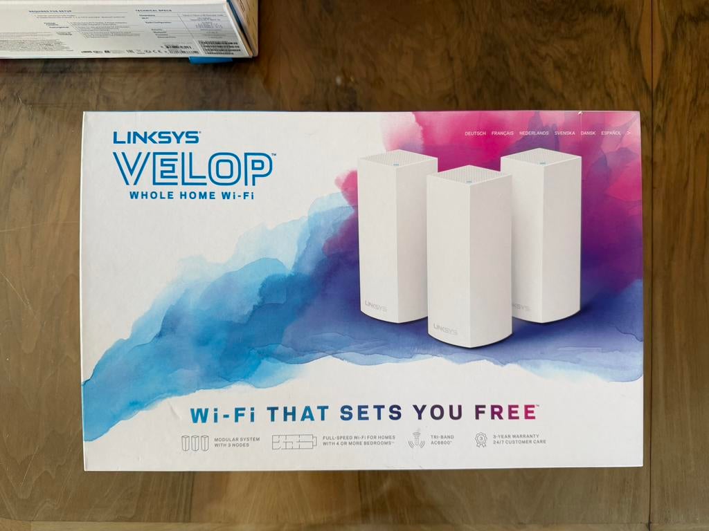 Linksys Velop Mesh Wifi - WHW0303 (2 nodes), Computers en Software, Ophalen, Zo goed als nieuw