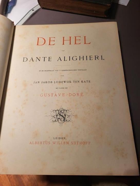 De hel van Dante Alighieri Gustave Doré ca 1880, Antiek en Kunst, Ophalen of Verzenden