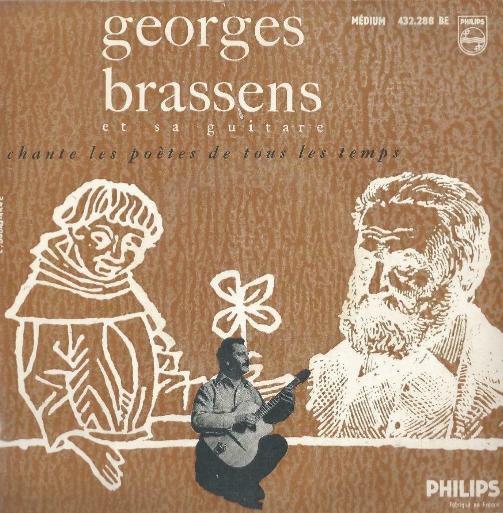 Georges Brassens – Le grande chene / Le fantome –  EP, Ophalen of Verzenden, Gebruikt, Pop