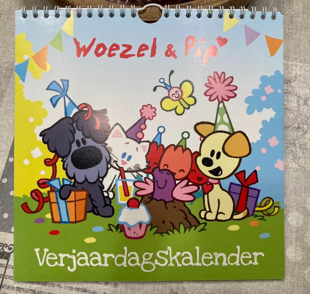 Woezel en Pip verjaardagskalender, Ophalen of Verzenden, Nieuw