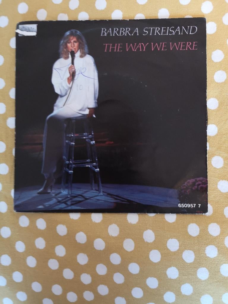 45T barbra streisand THE WAY WE WERE( PORT GRATIS), Cd's en Dvd's, Ophalen of Verzenden, Gebruikt, Pop
