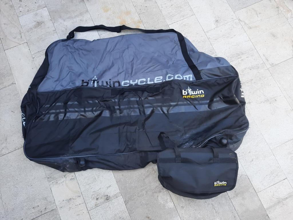 Reistas voor fiets merk Decathlon, Ophalen