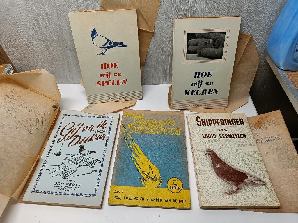 boeken over duiven Vermeijen aerts Duivensport, Boeken, Ophalen of Verzenden, Gelezen