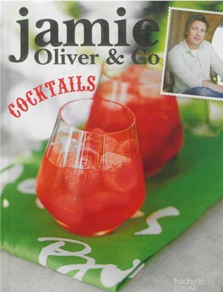 2 Livres Jamie Oliver & Co.cuisine du monde et cocktails, Ophalen, Zo goed als nieuw