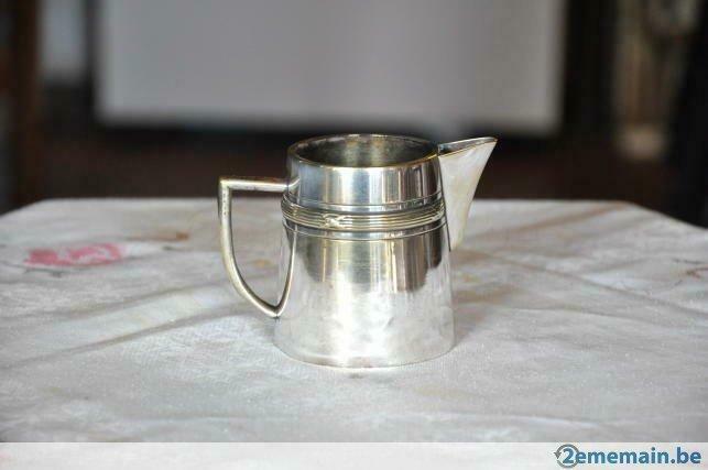 pot au lait métal argenté art nouveau