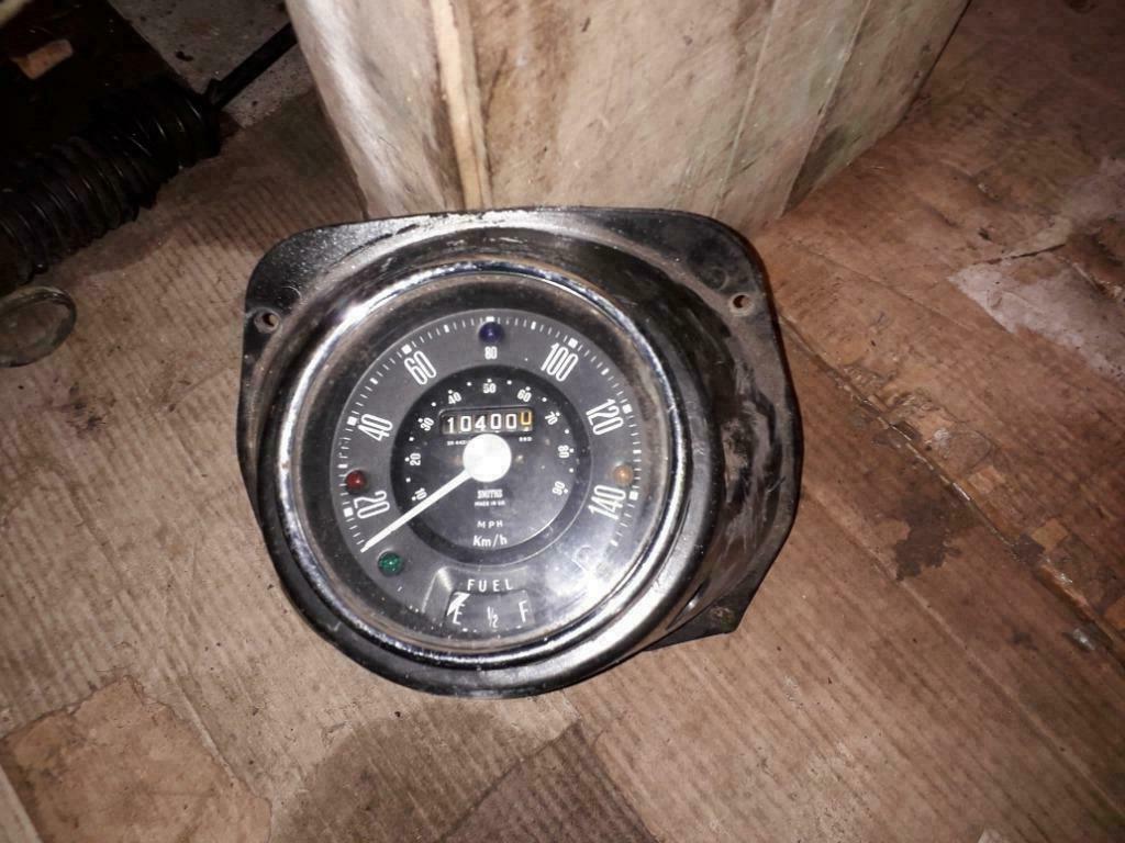 mini km teller klok centrale teller met houder, Auto-onderdelen, Ophalen of Verzenden, Mini