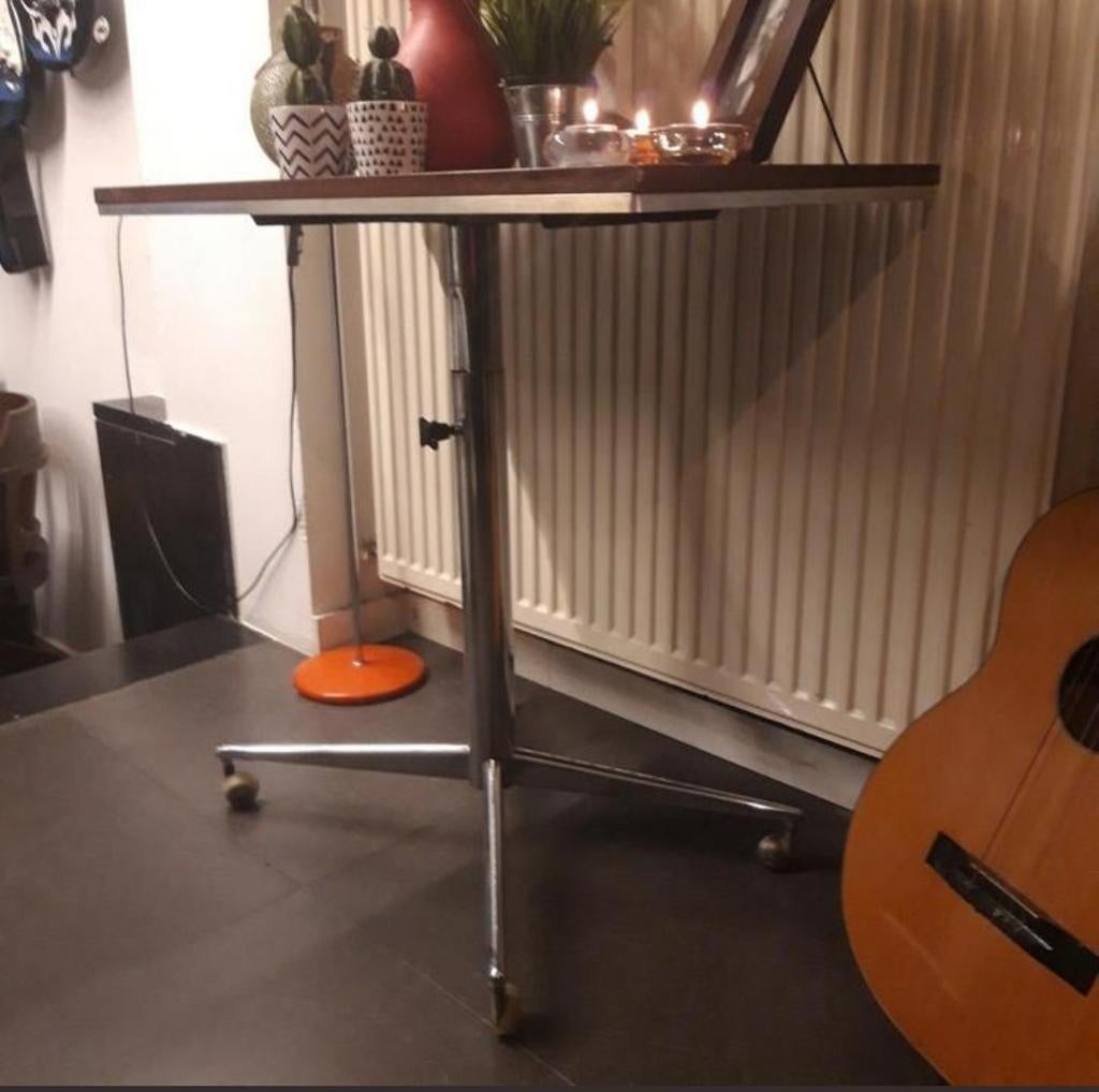 Vintage stereo meubel en sidetabels/ salontafel., Enlèvement, Comme neuf