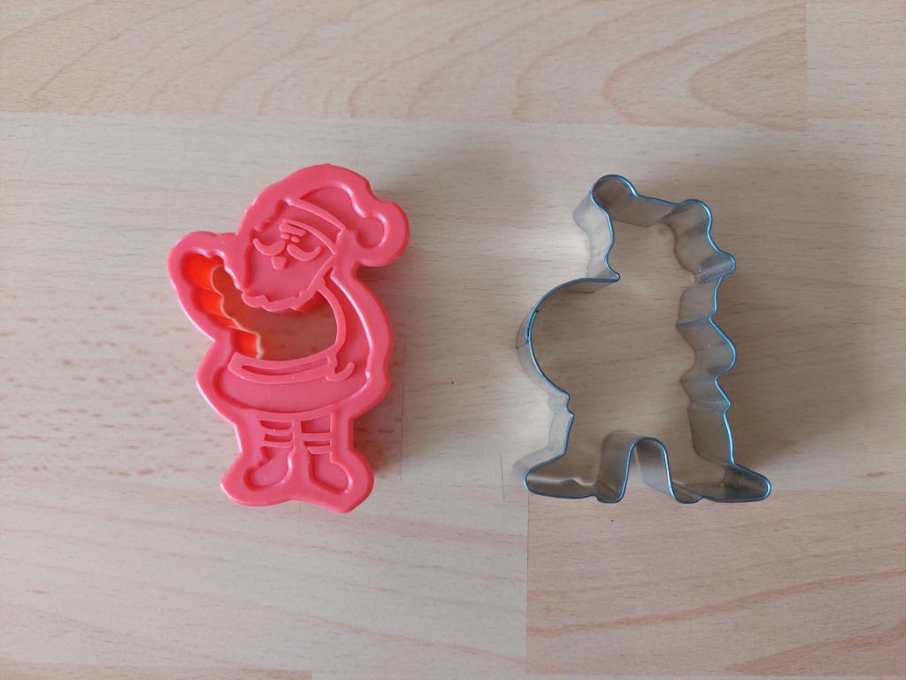 Kerstman koekjesuitstekers, Enlèvement ou Envoi, Comme neuf, Gâteaux, Tartes ou cupcakes, Autres types