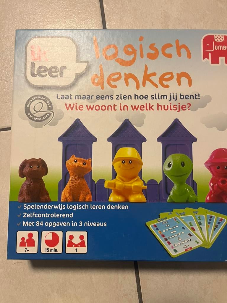 Nieuw spel jumbo logisch denken leuk cadeau, 1 ou 2 joueurs, Enlèvement, Neuf, Jumbo